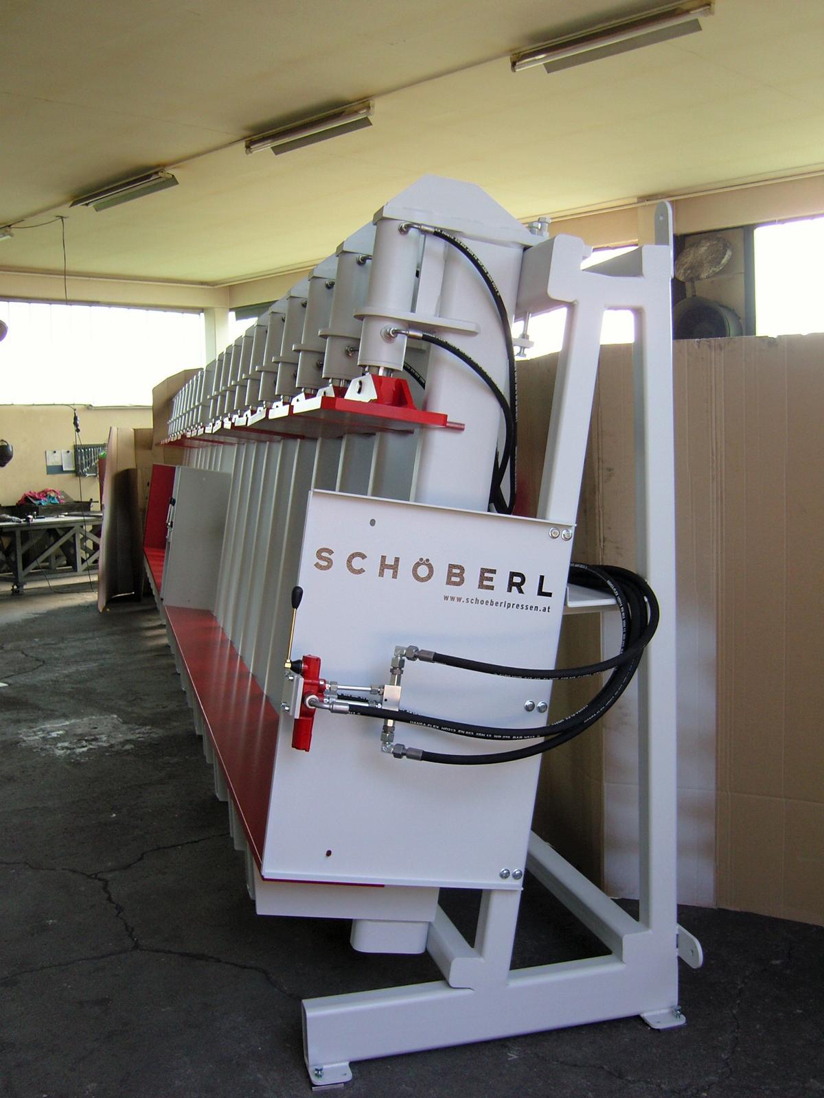  Lamellation Press, workpiece support width 300 mm